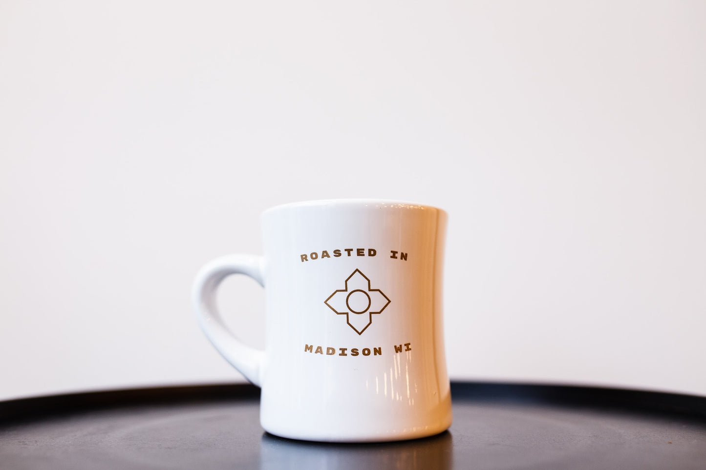'Roasted In Madison' Diner Mug
