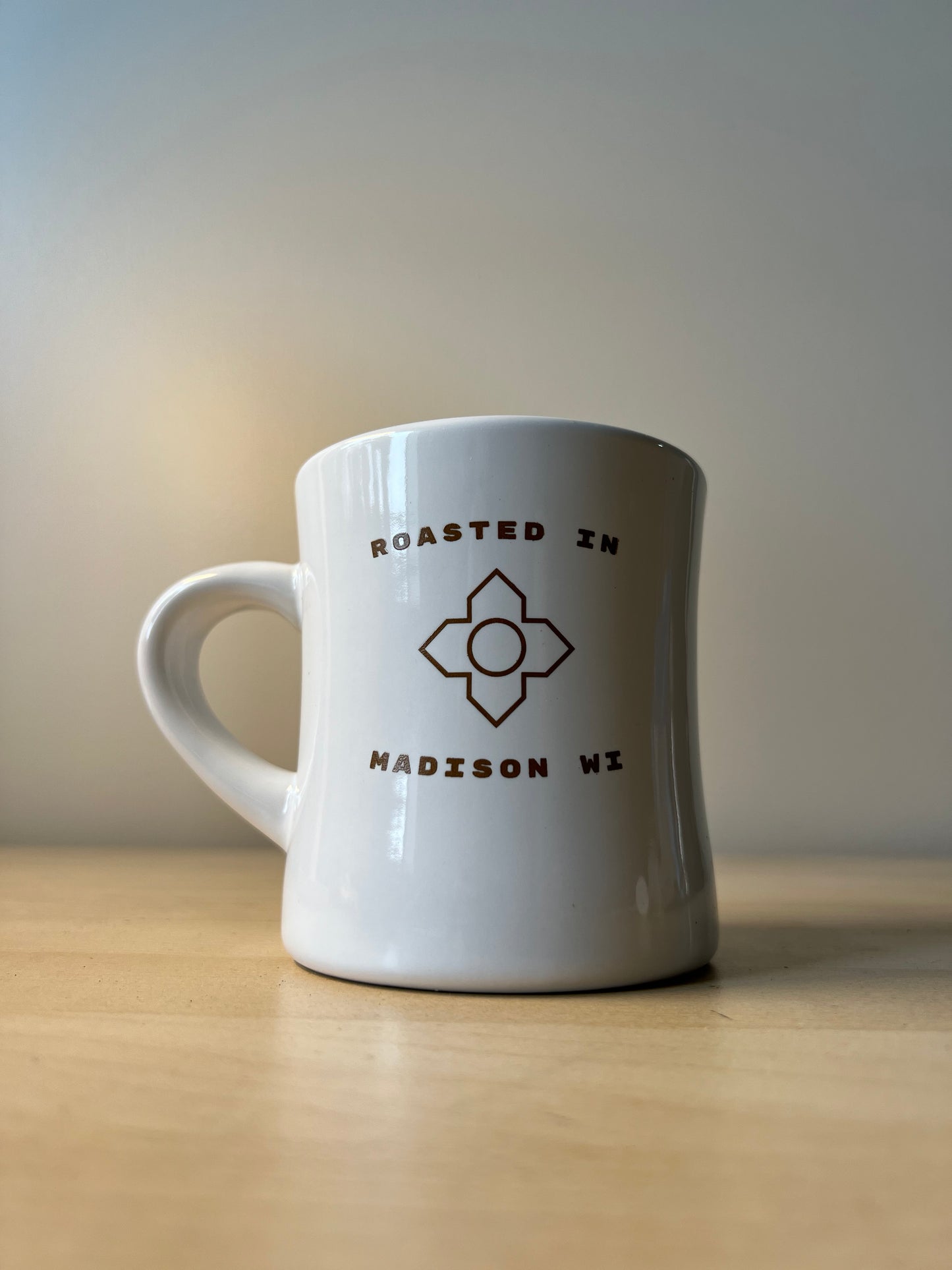 'Roasted In Madison' Diner Mug